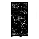 Stamperia Stencil 4.72"x 9.84" - Silent Sea - Fossil