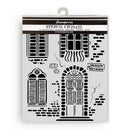 Stamperia Stencil 7.87"x 9.84" - Venice City of Art - Windows