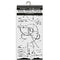 Stamperia Stencil 4.72"x 9.84" - Silent Sea - Fossil
