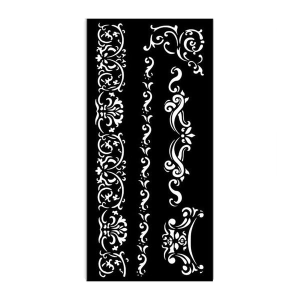 Stamperia Stencil 4.72"x 9.84" - Venice City of Art - Borders