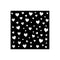 Stamperia Stencil 4.72"x 4.72" - Timeless - Hearts