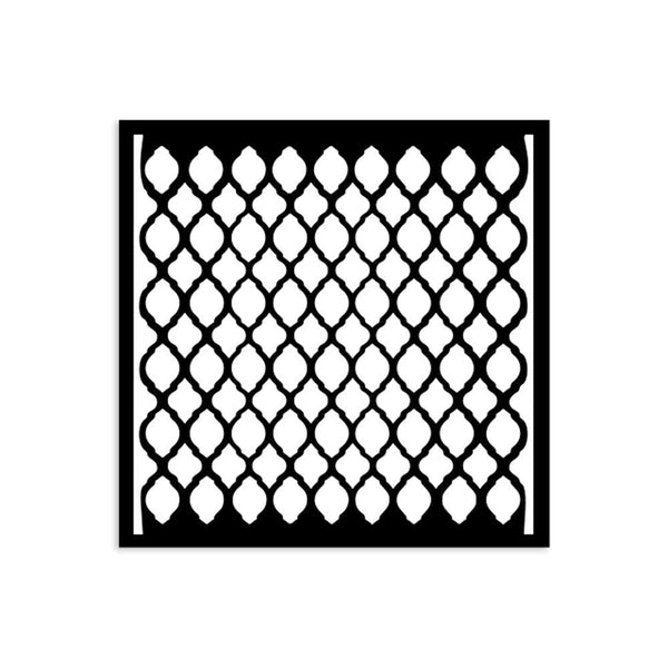 Stamperia Stencil 4.72"x 4.72" - Timeless - Net