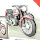 Vintage motorcycle model with 'BSA G50' branding on a white background