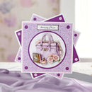 Katy Sue Die Cut Decoupage 3/Pkg - Lavender Luxe Glamour