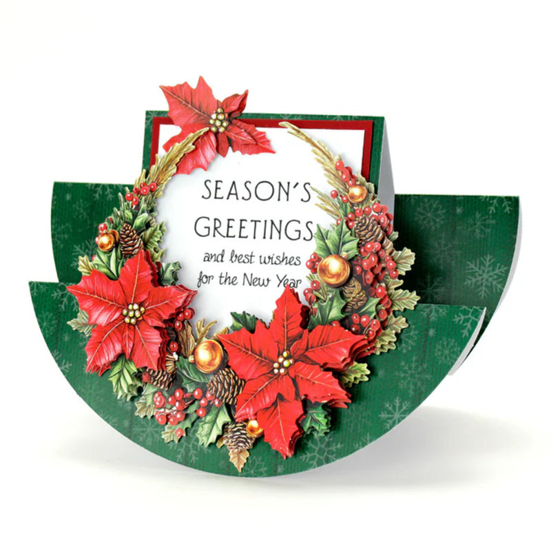 Katy Sue Die Cut Decoupage 3/Pkg - Christmas Flowers