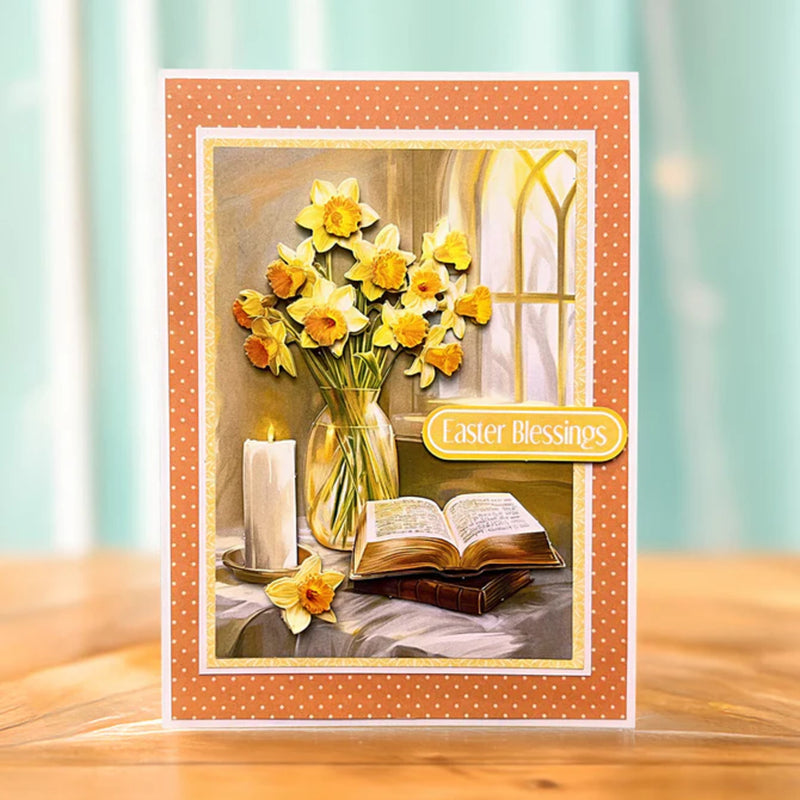 Katy Sue Die Cut Decoupage 3/Pkg - Daffodil Window