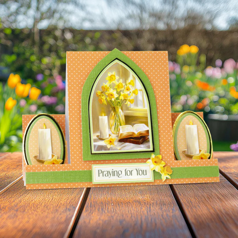 Katy Sue Die Cut Decoupage 3/Pkg - Daffodil Window
