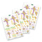 Katy Sue Die Cut Decoupage 3/Pkg - Lilac Floral Cross
