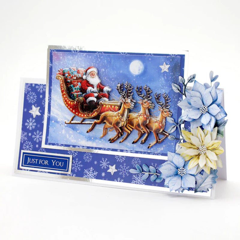 Katy Sue Die Cut Decoupage 3/Pkg - Santa in the Sky