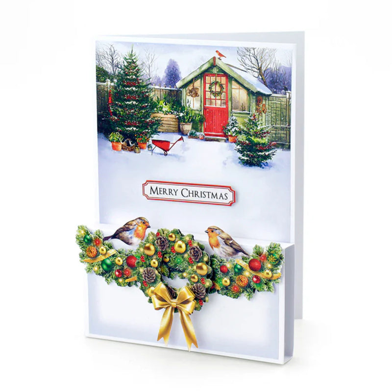 Katy Sue Die Cut Decoupage & Embellishments Set 3/Pkg - Traditional Christmas Floral