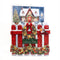 Katy Sue Die Cut Decoupage & Embellishments Set 3/Pkg - Traditional Christmas Floral