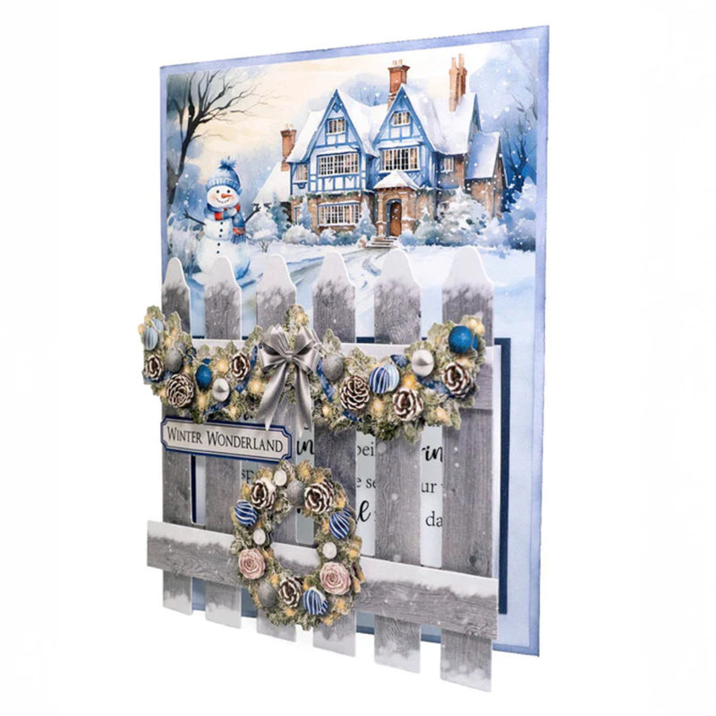 Katy Sue Picket Fence Card Making Kit - Christmas Garden