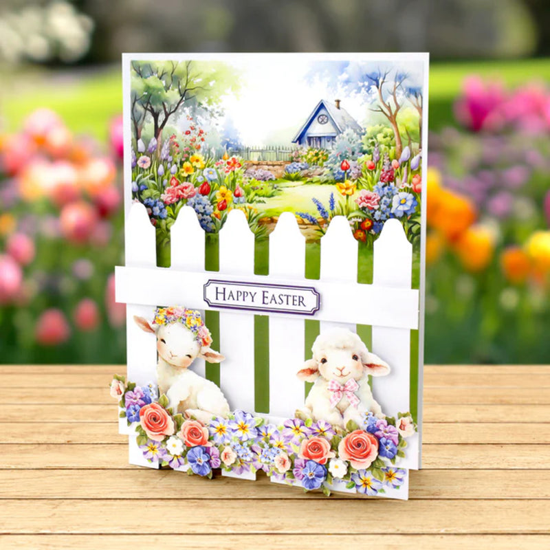 Katy Sue Picket Fence Card Making Kit - Spring Garden