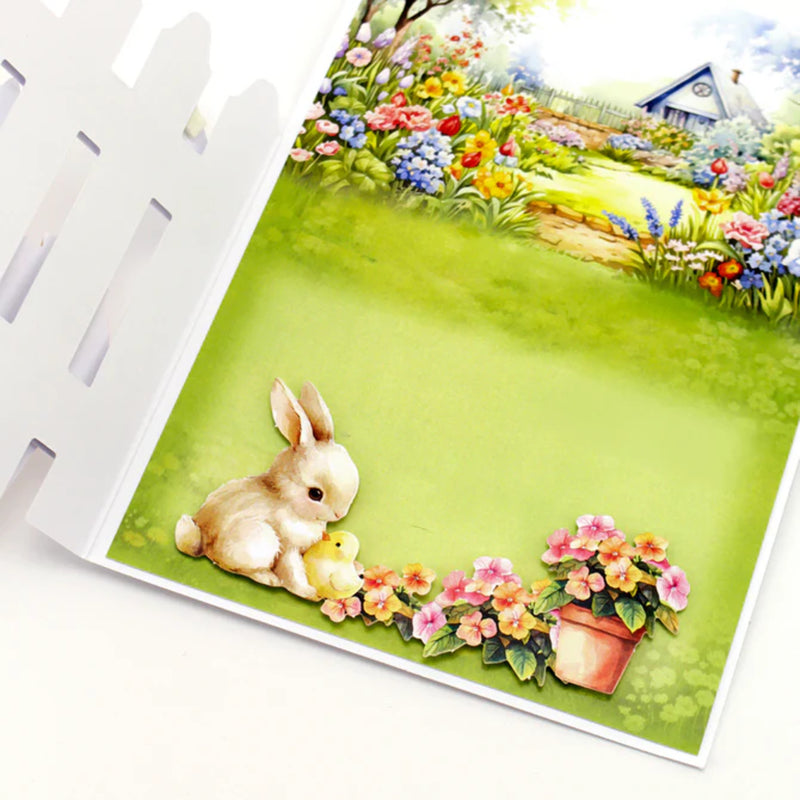 Katy Sue Picket Fence Card Making Kit - Spring Garden