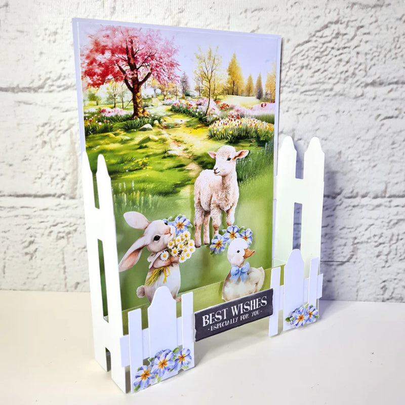 Katy Sue Picket Fence Card Making Kit - Spring Garden