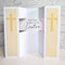 Katy Sue White Cross Pop Up Cards & Envelopes 12/Pkg