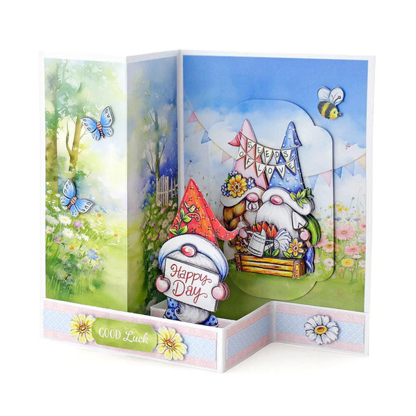 Katy Sue White Side Pop Up Cards & Envelopes 12/Pkg