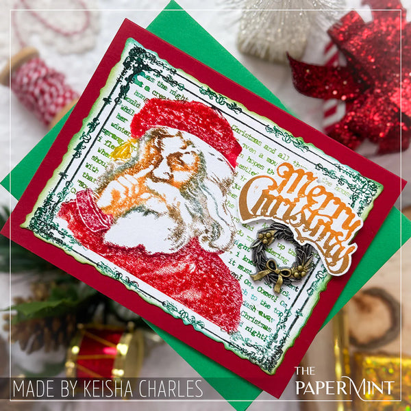 Tim Holtz Cling Stamps 7"X8.5" Mini Holidays