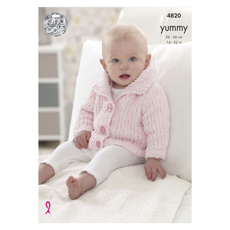 King Cole Free Pattern - Yummy Yarn - Baby Jacket & Blanket