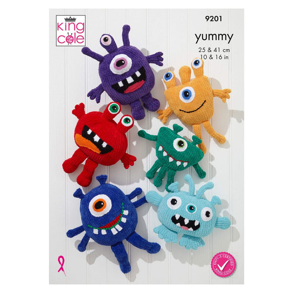 King Cole Free Pattern - Yummy Yarn - Little Monsters