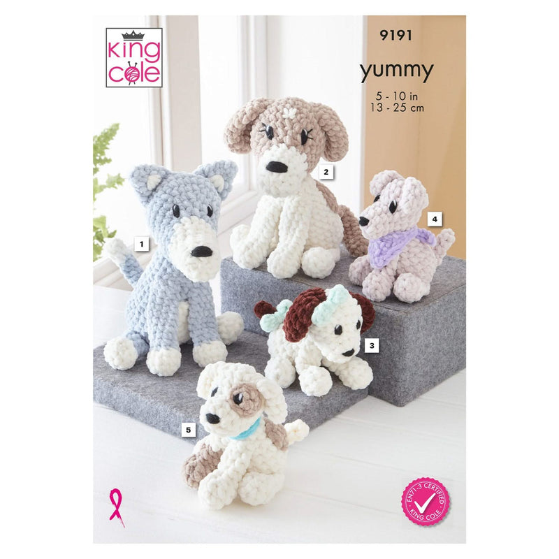 King Cole Free Pattern - Yummy Yarn - Yummy Dogs