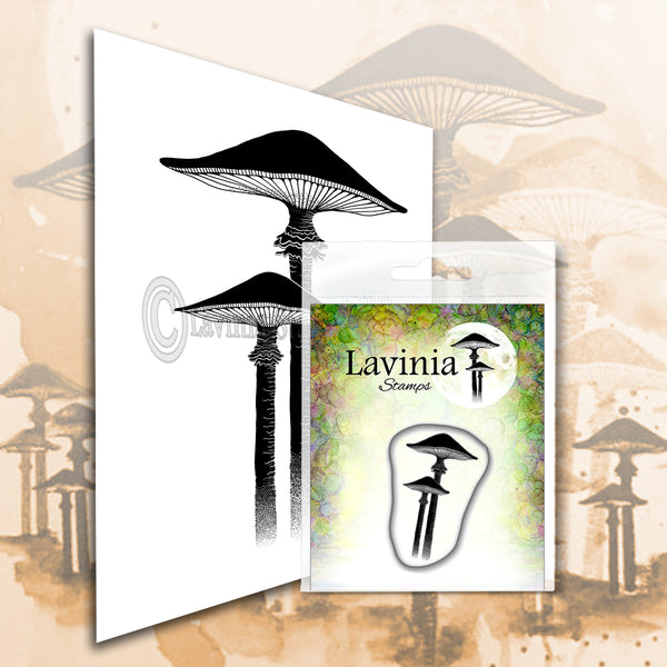 Lavinia Clear Stamp Slender Mushrooms Miniature