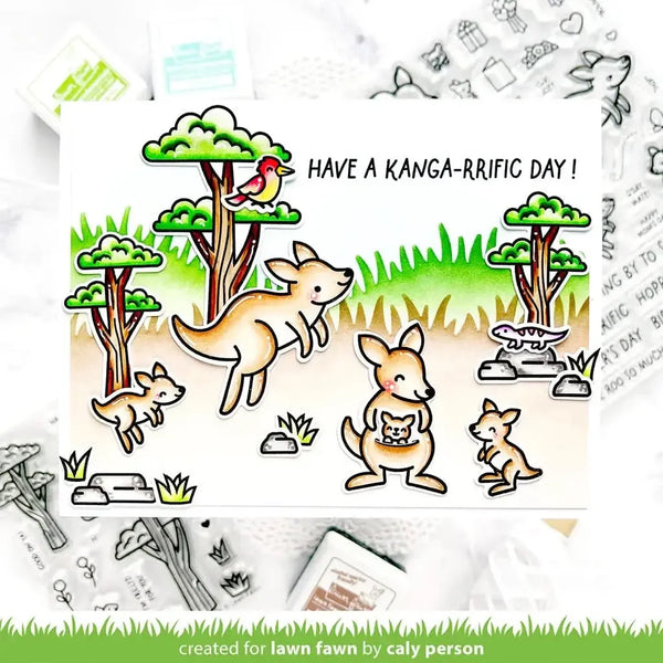 Lawn Cuts Custom Craft Die - Kanga-rrific Add-On