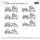 Lawn Fawn Clear Stamp Set - Hey There, Hayrides! Bunny Add-On*