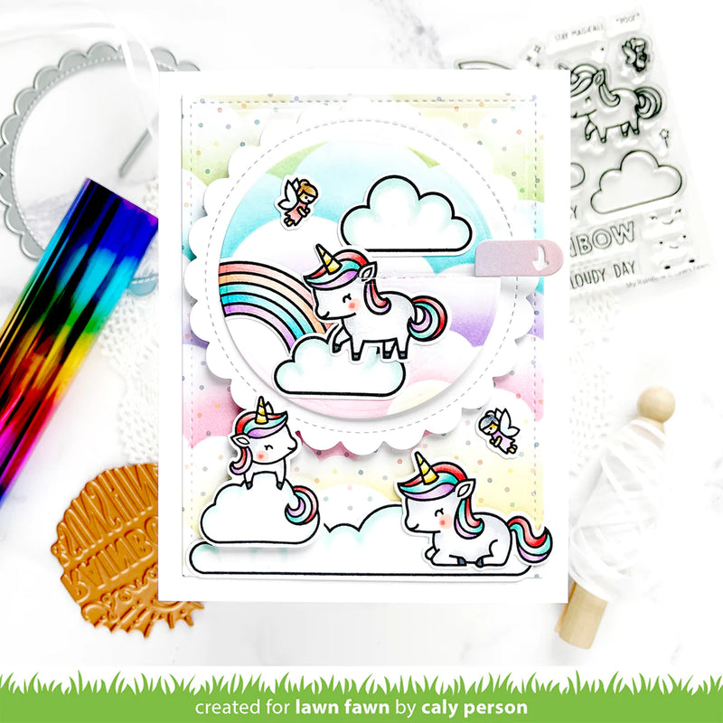 Lawn Fawn Clear Stamp Set - My Rainbow