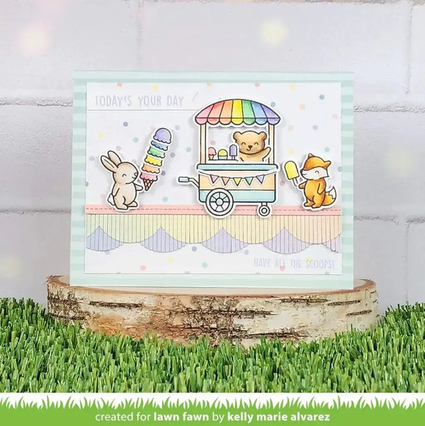 Lawn Fawn Clear Stamp Set - Treat Cart*