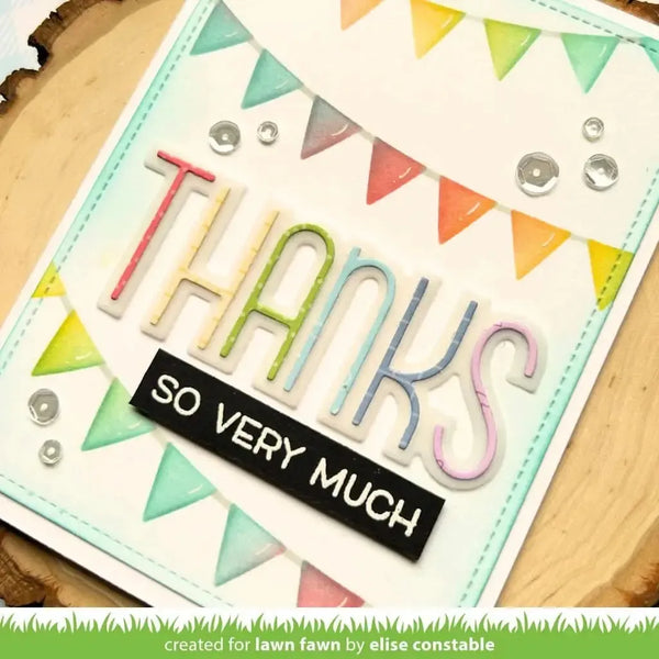 Lawn Clippings Stencils - Bunting Background*