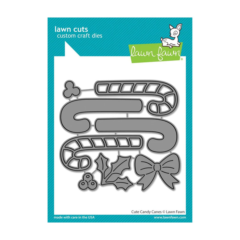 Lawn Cuts Custom Craft Dies - Cute Candy Canes*