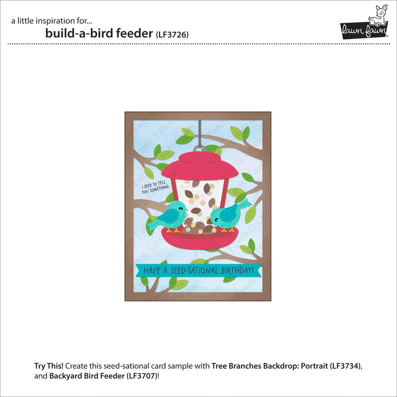 Lawn Cuts Custom Craft Dies - Build-a-Bird Feeder