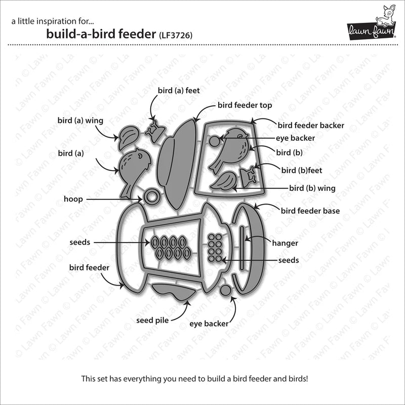 Lawn Cuts Custom Craft Dies - Build-a-Bird Feeder