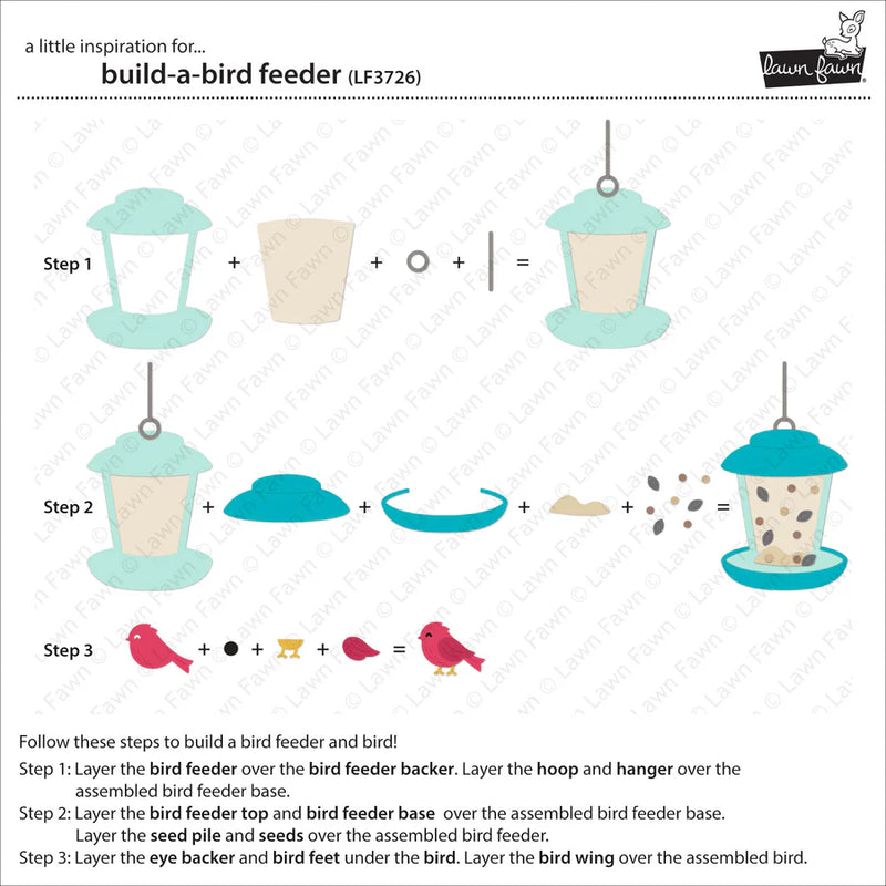 Lawn Cuts Custom Craft Dies - Build-a-Bird Feeder