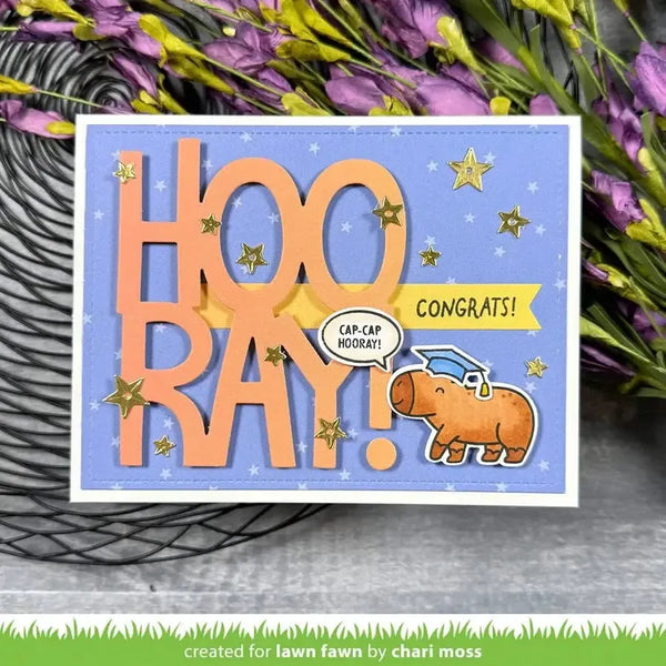 Lawn Fawn Clear Stamp Set - Capybaras!
