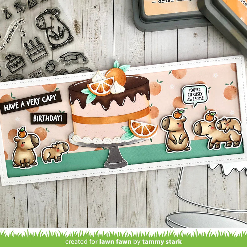 Lawn Cuts Custom Craft Dies - Capybaras! Add-On