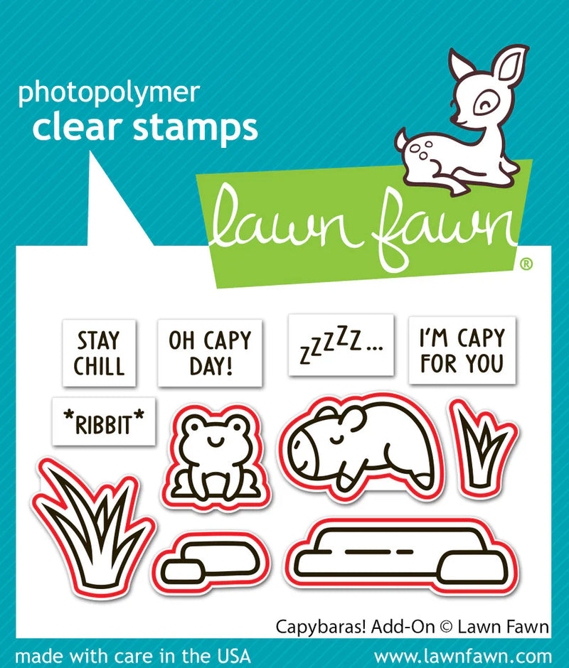 Lawn Cuts Custom Craft Dies - Capybaras! Add-On