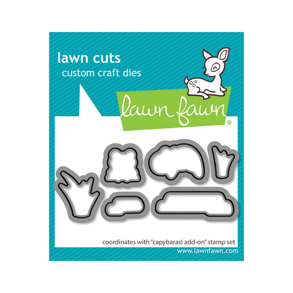 Lawn Cuts Custom Craft Dies - Capybaras! Add-On