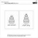Lawn Fawn Clear Stamp Set - Cake It Easy Add-On