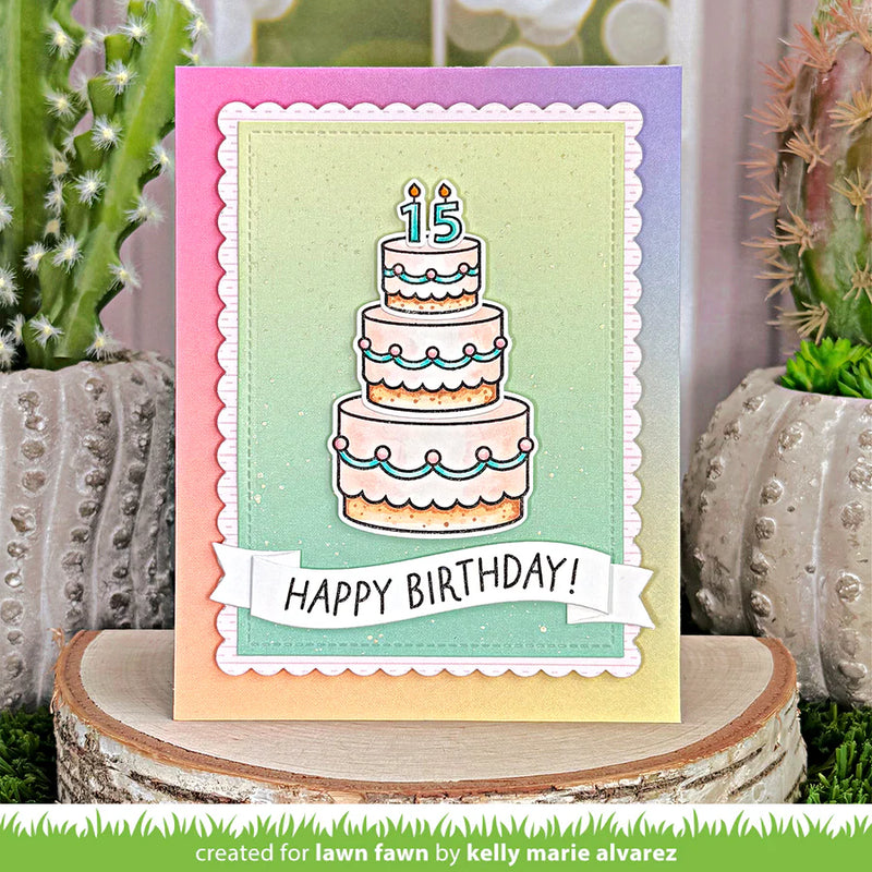 Lawn Cuts Custom Craft Dies - Cake It Easy Add-On