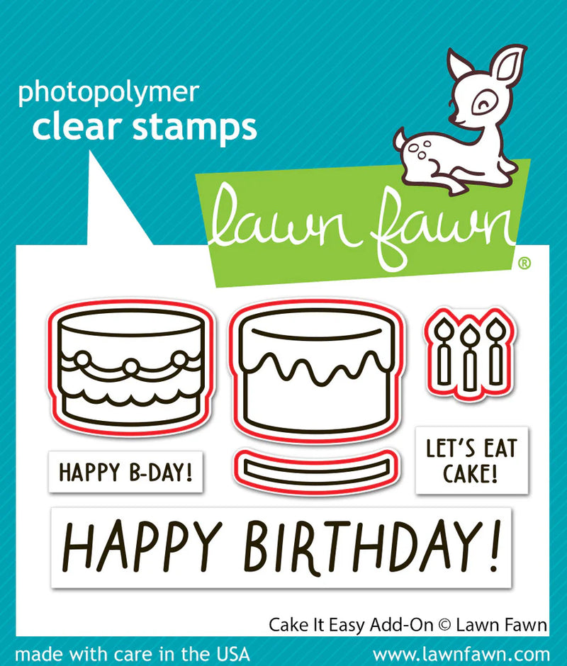 Lawn Cuts Custom Craft Dies - Cake It Easy Add-On