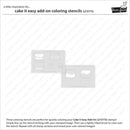 Lawn Clippings Colouring Stencils - Cake It Easy Add-On