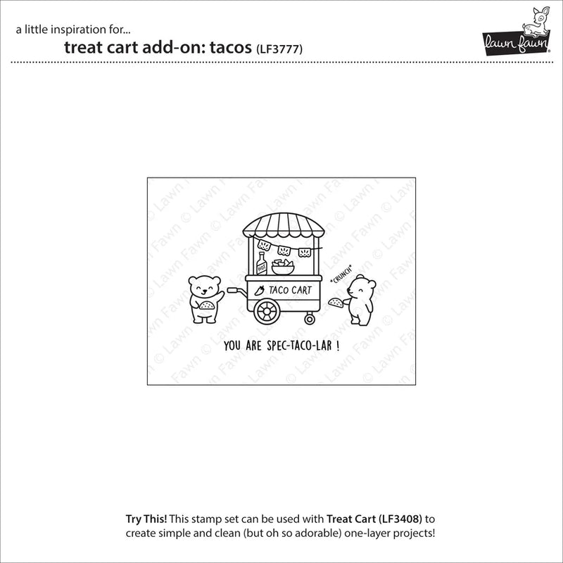 Lawn Cuts Custom Craft Dies - Treat Cart Add-On: Tacos