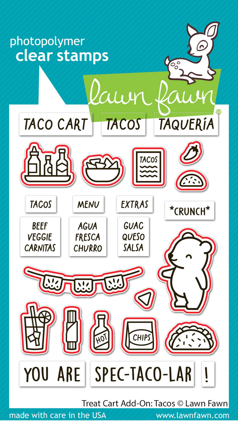 Lawn Cuts Custom Craft Dies - Treat Cart Add-On: Tacos