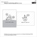 Lawn Clippings Colouring Stencils - Keep On Swimming Add-On