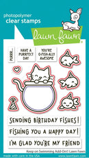 Lawn Cuts Custom Craft Dies - Keep On Swimming Add-On