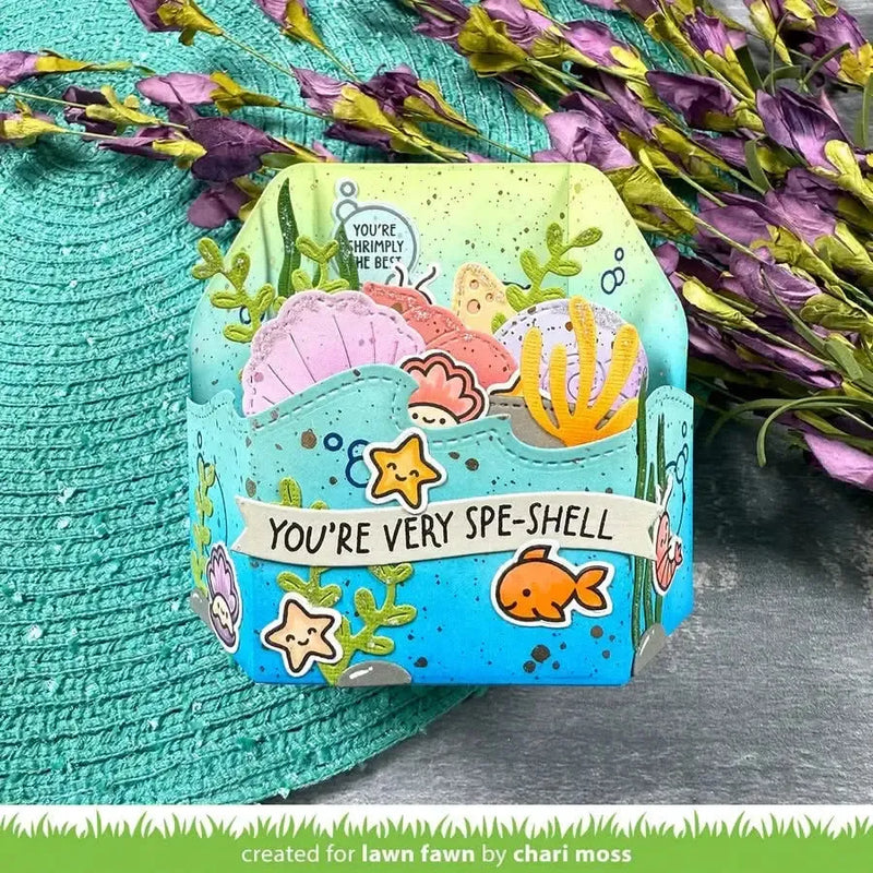 Lawn Fawn Clear Stamp Set - Shello, Friend