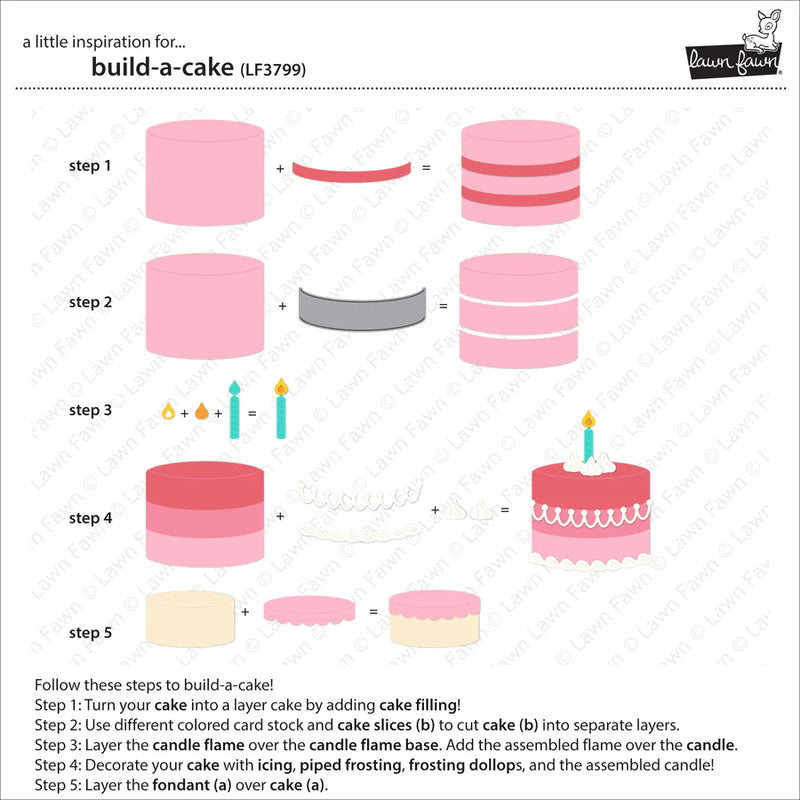 Lawn Cuts Custom Craft Dies - Build-a-Cake