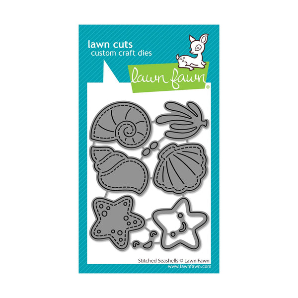 Lawn Cuts Custom Craft Dies - Stitched Seashells